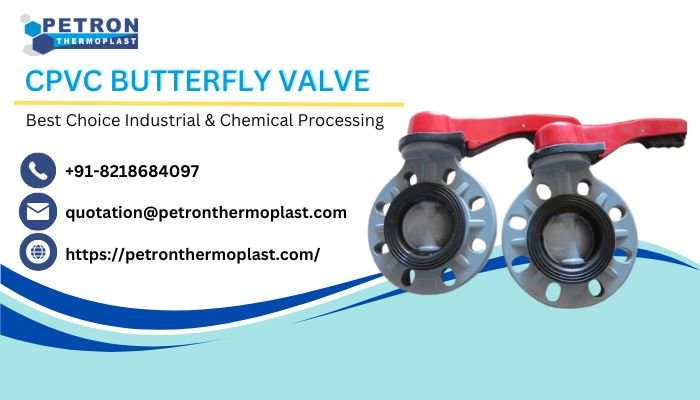 CPVC Butterfly Valve for Industrial & Chemical Processing